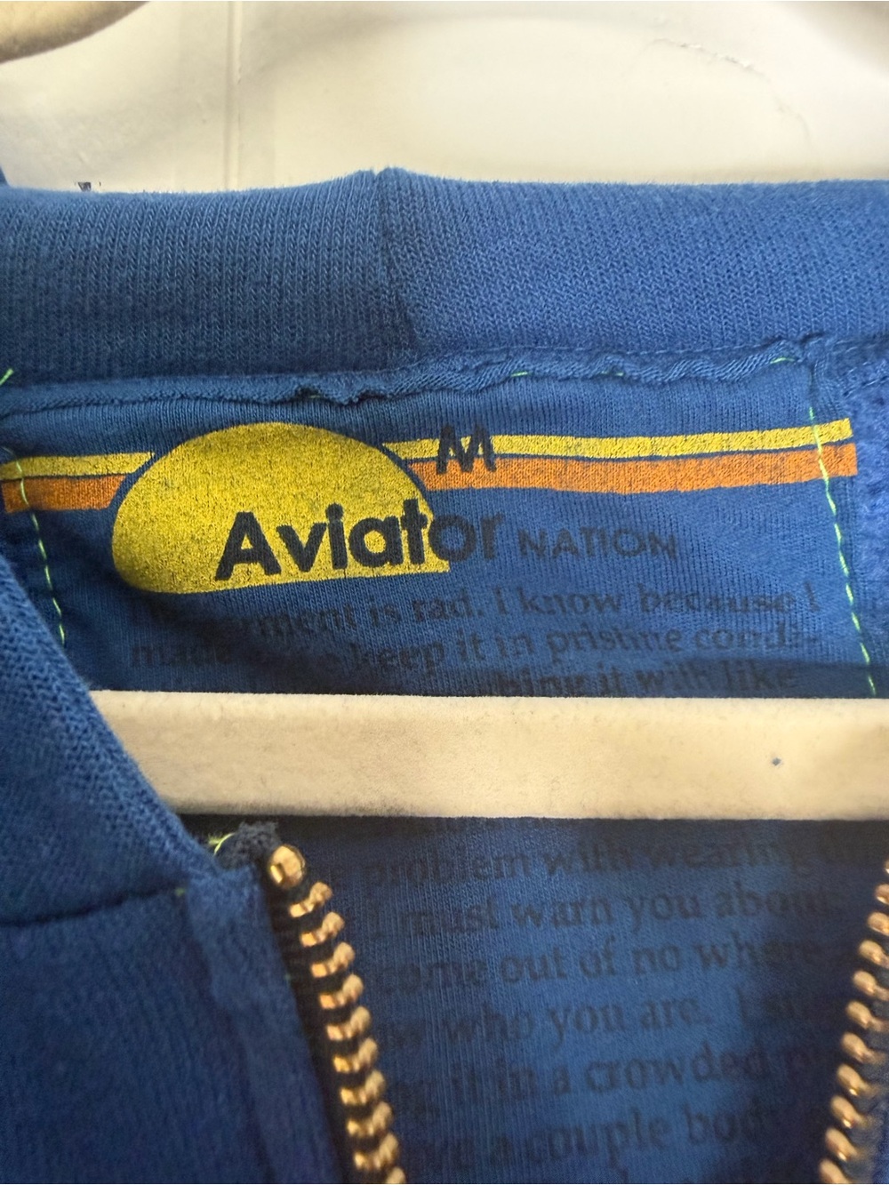 Aviator nation 5 stripe hoodie - Picture 3 of 3